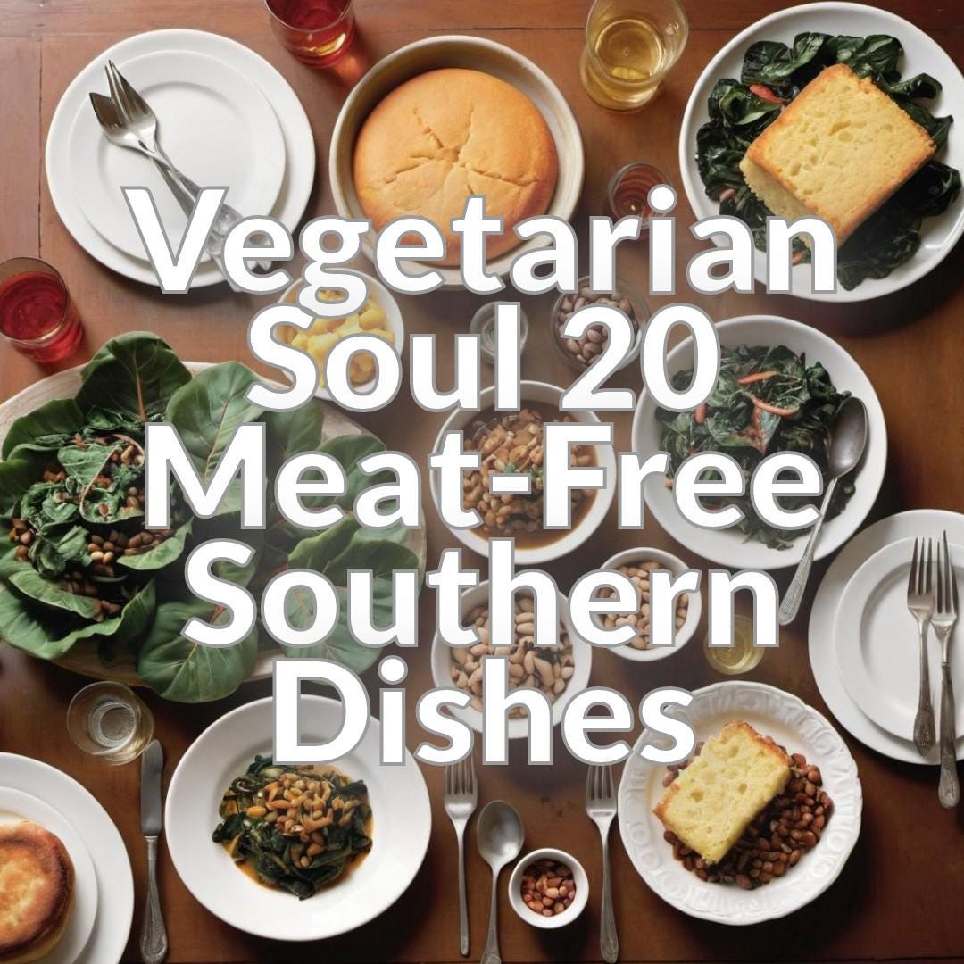 Vegetarian Soul 20 MEAT-FREE SOUTHERN dishes for Comfort Cooking