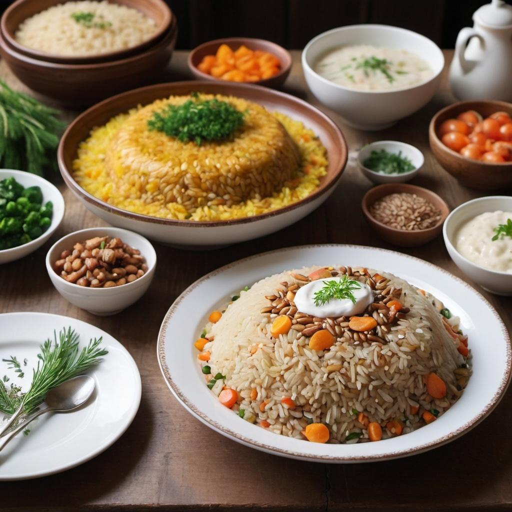 Russian Rice and Grain Dishes: Pilafs, Porridges, and More