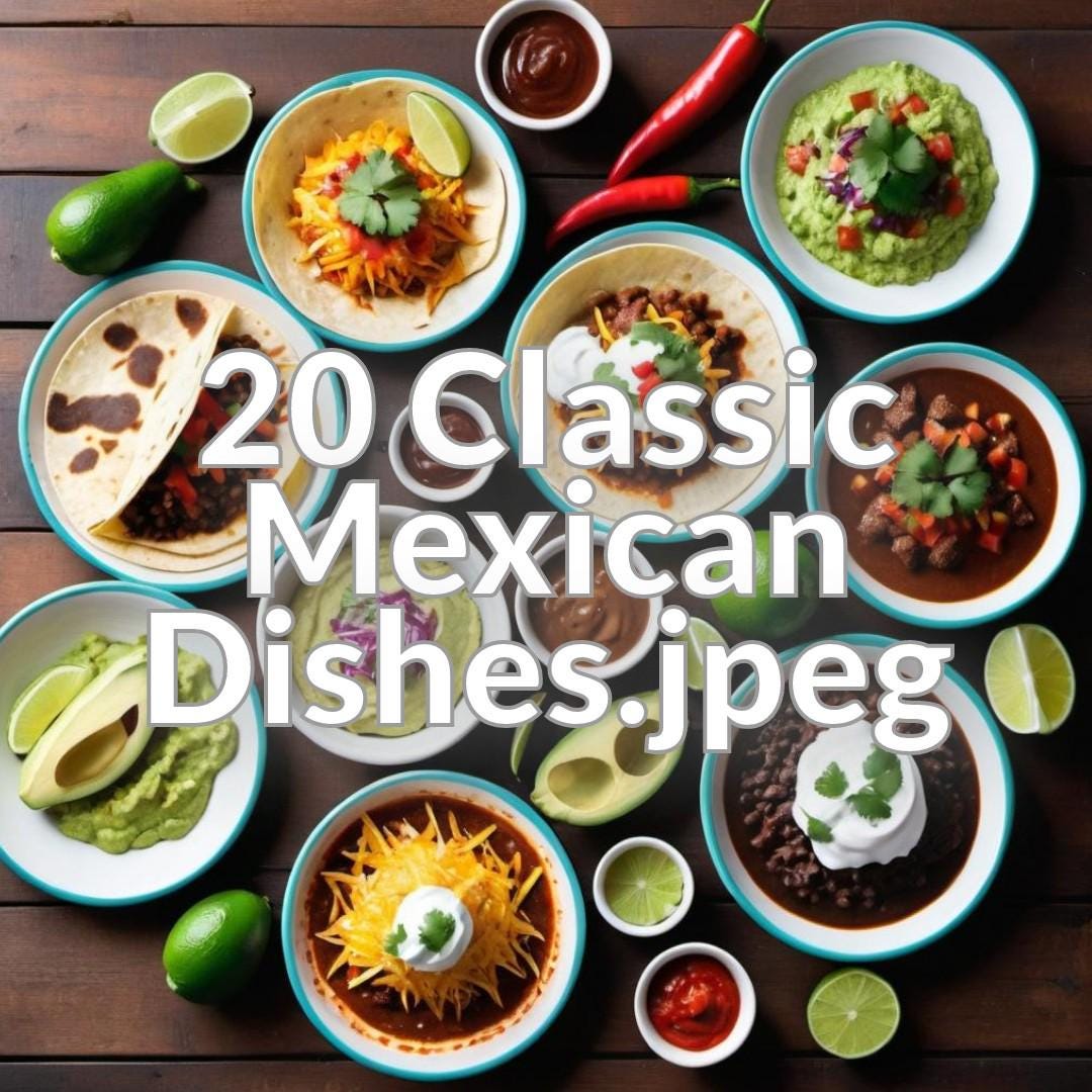20 Classic Mexican Dishes