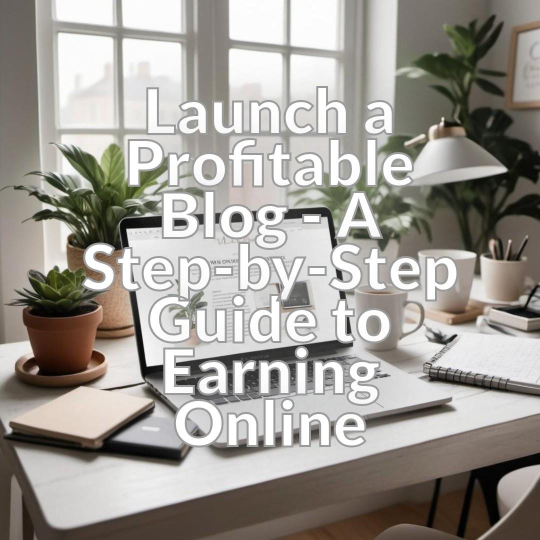 Launch a Profitable Blog - A Step-by-Step Guide to Earning Online