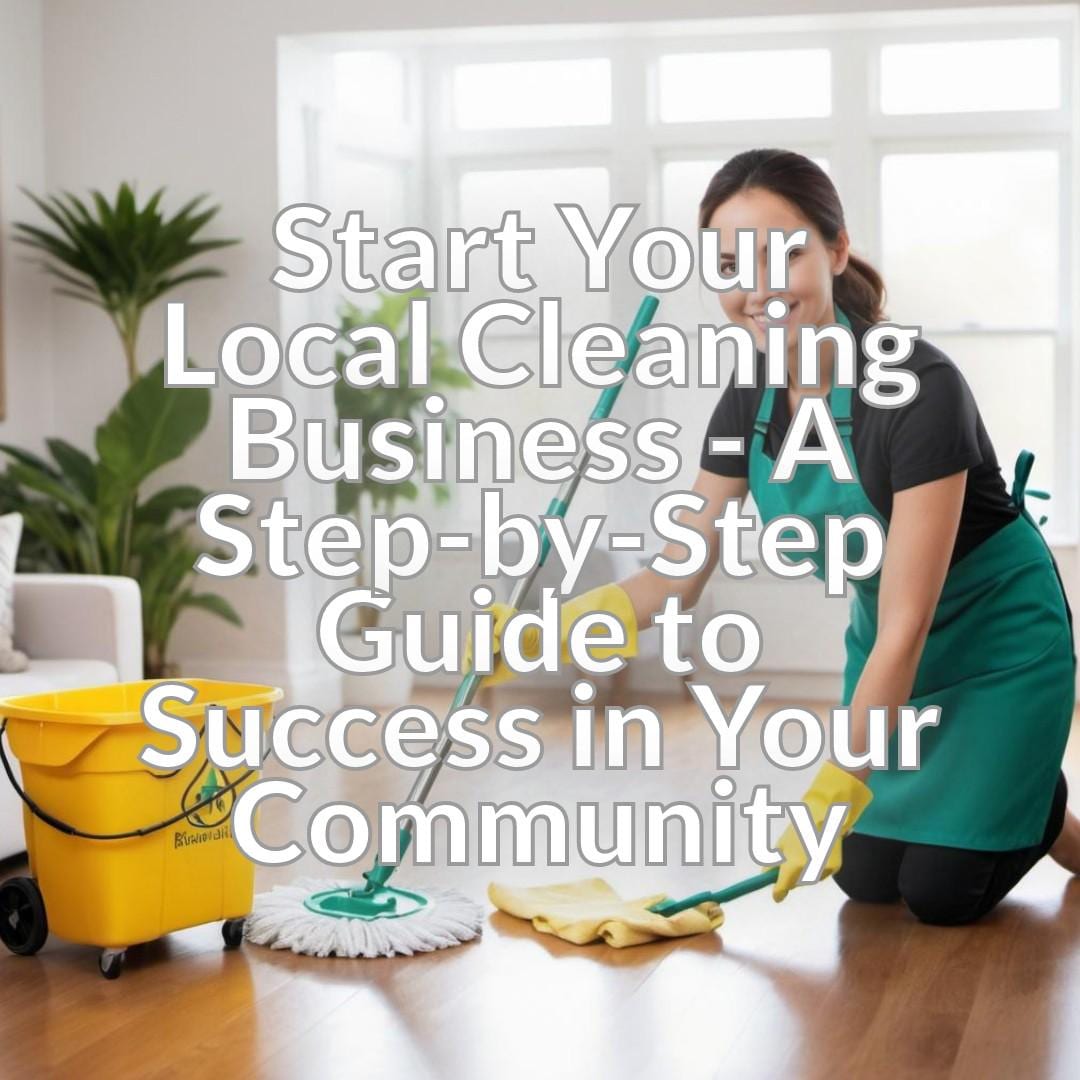 Start Your Local Cleaning Business - A Step-by-Step Guide to Success in Your Community