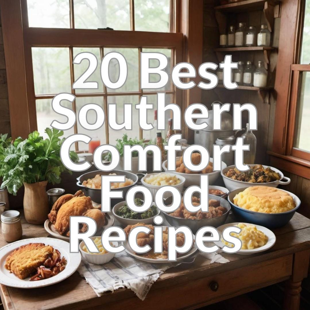 20 DELICIOUS Southern Comfort Food Recipes for Family Gatherings