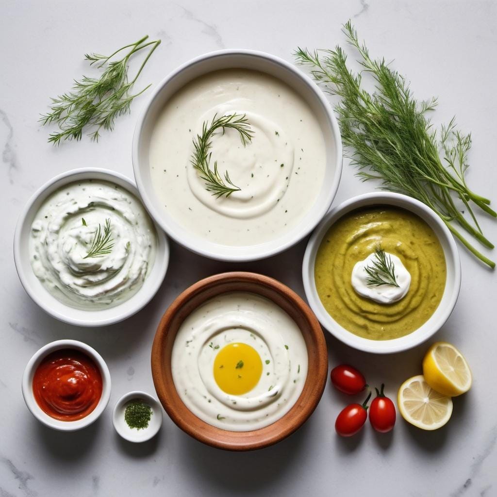 The Greek Sauce Bible: Tzatziki, Avgolemono, and More