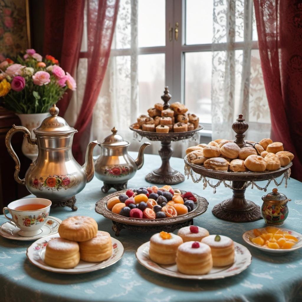Russian Tea Time: Snacks, Sweets, and Traditions