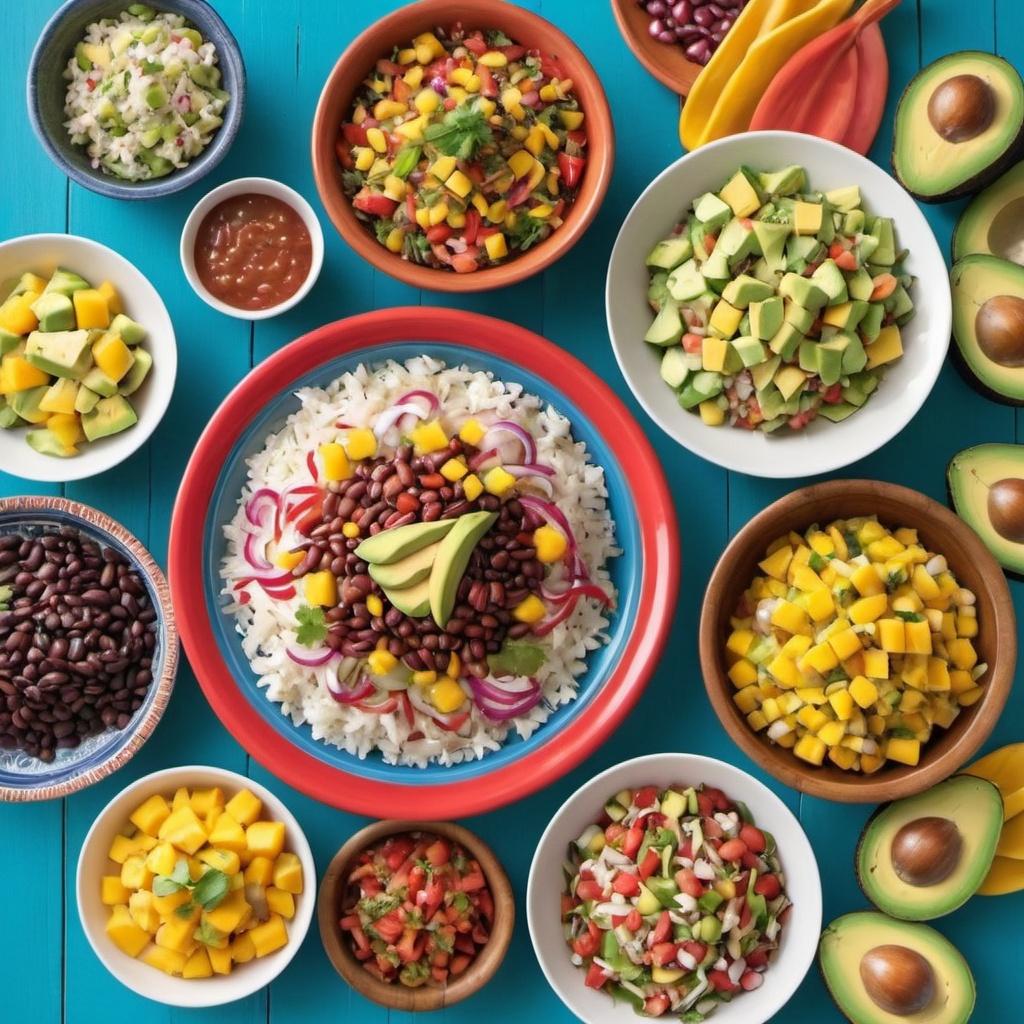 Vibrant Puerto Rican Salads and Sides