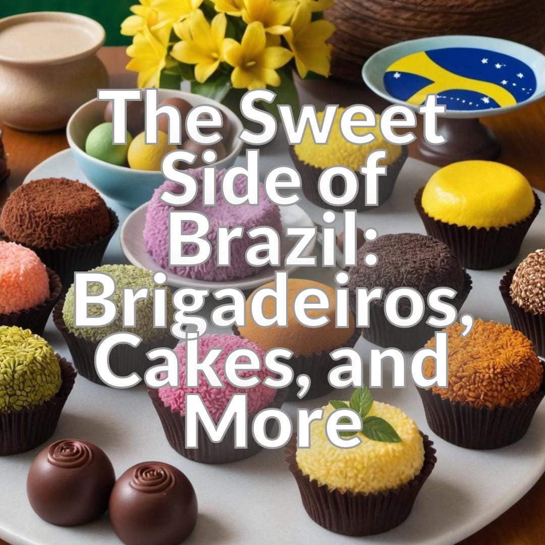 The Sweet Side of Brazil: Brigadeiros, Cakes, and More