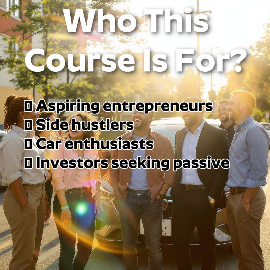 Turo Car Rental Business Course | Start & Grow Your Car Rental Side Hustle | Turo Mastery eCourse Download