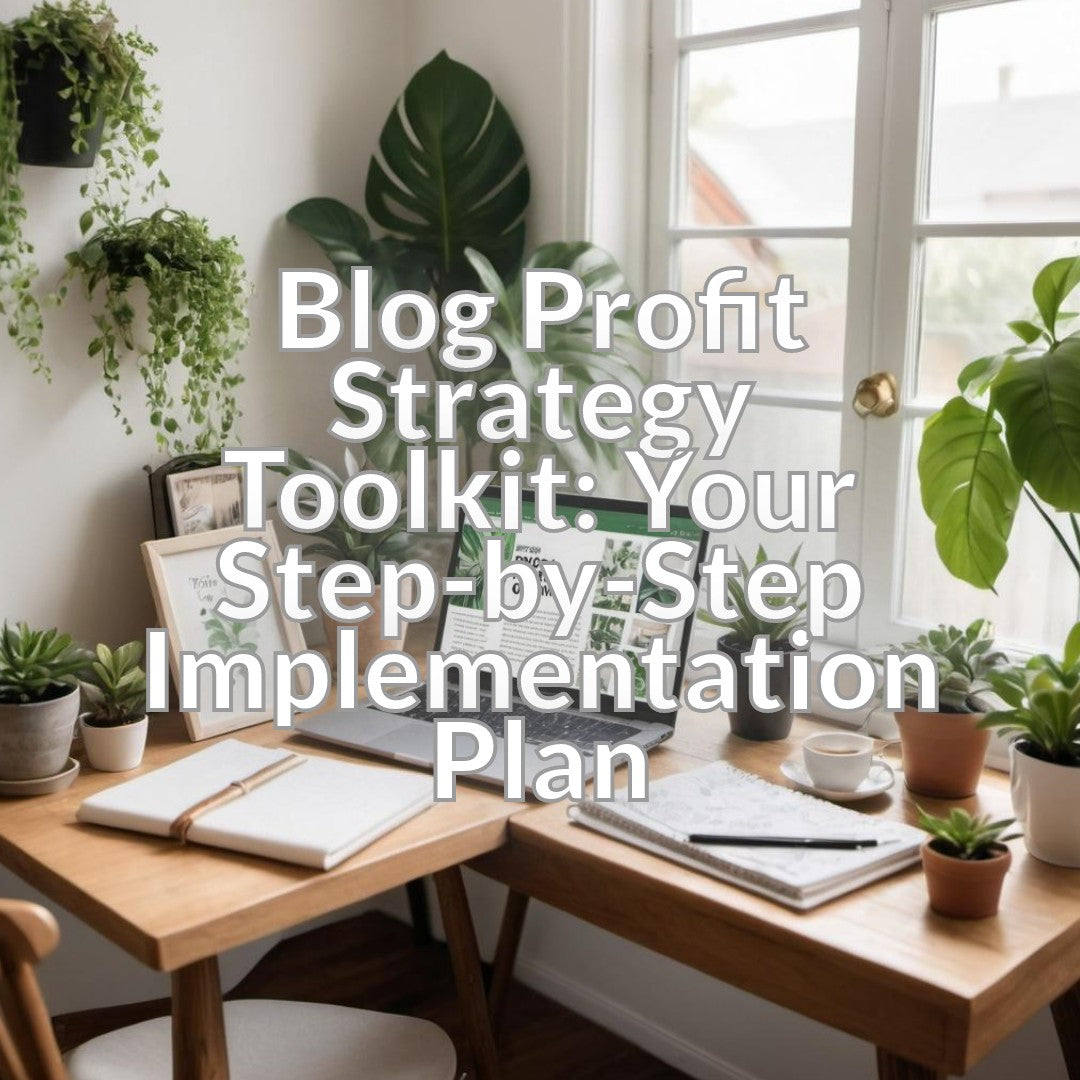 Blog Profit Strategy Toolkit: Your Step-by-Step Implementation Plan