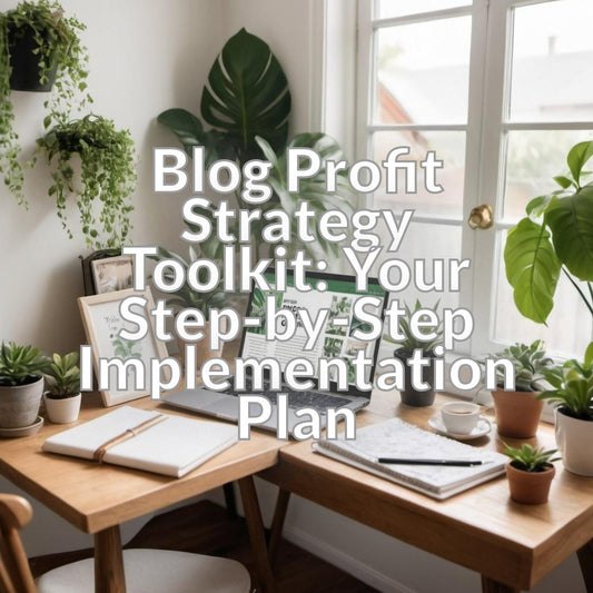 Blog Profit Strategy Toolkit: Your Step-by-Step Implementation Plan