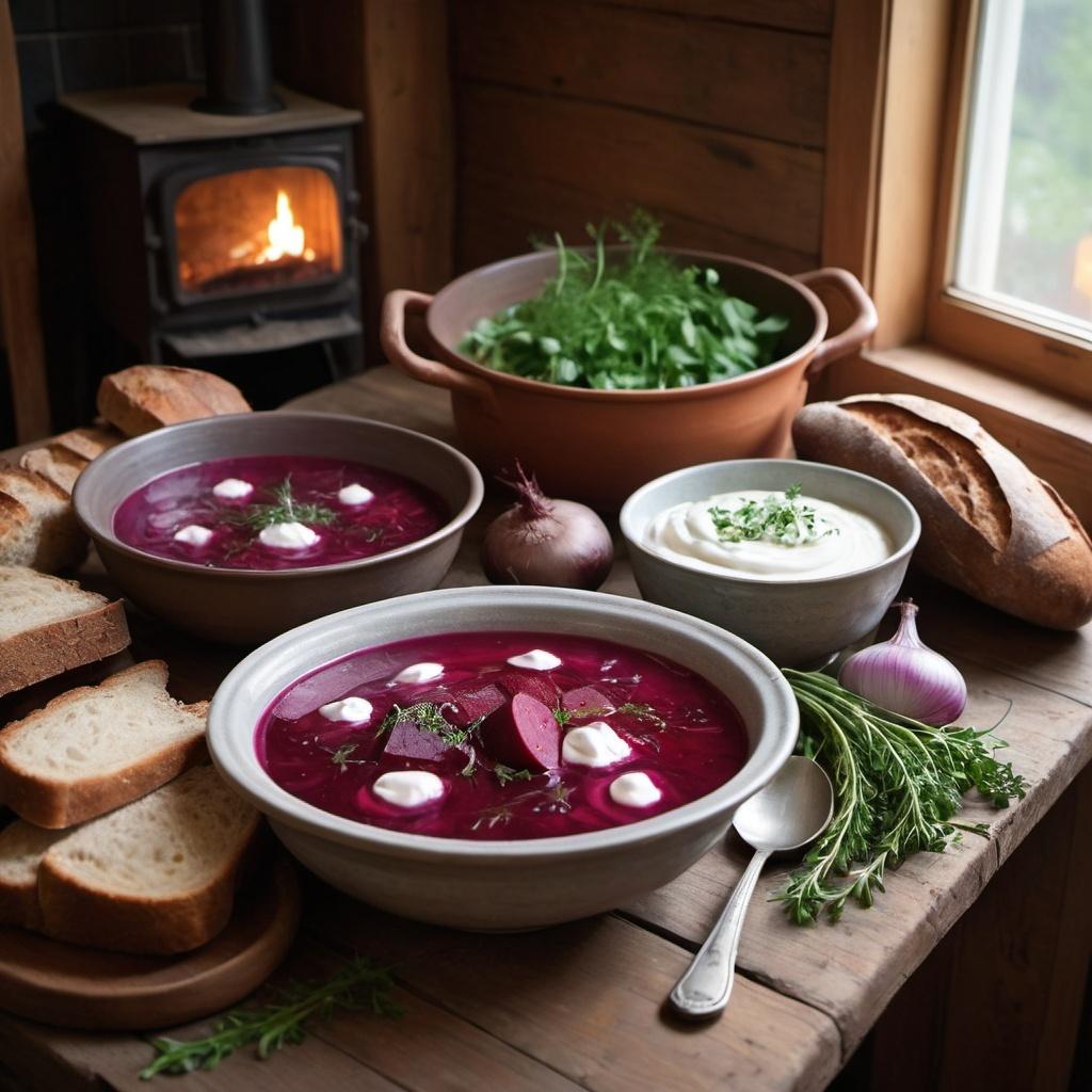 Rustic Russian Soups: Borscht, Solyanka, and More