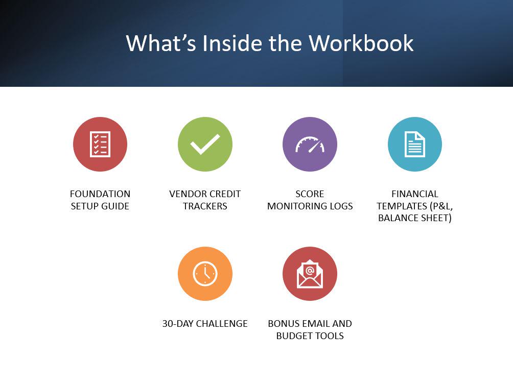 Business Credit Builder Workbook – Step-by-Step Planner | Trackers, Templates, 30-Day Challenge | Printable PDF for Entrepreneurs