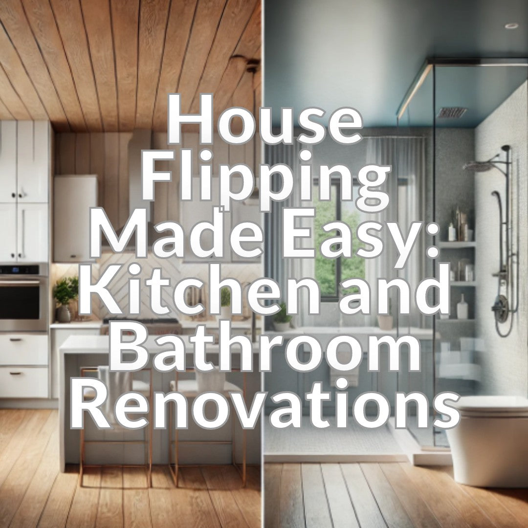 House Flipping Made Easy: Kitchen and Bathroom Renovations