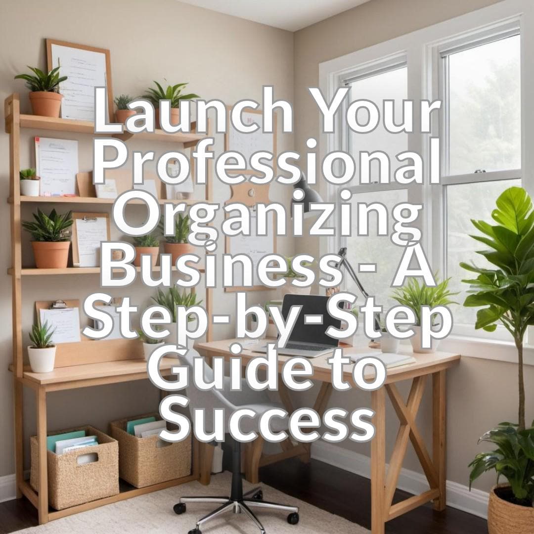 Launch Your Professional Organizing Business - A Step-by-Step Guide to Success