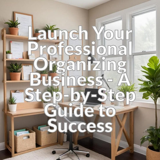 Launch Your Professional Organizing Business - A Step-by-Step Guide to Success