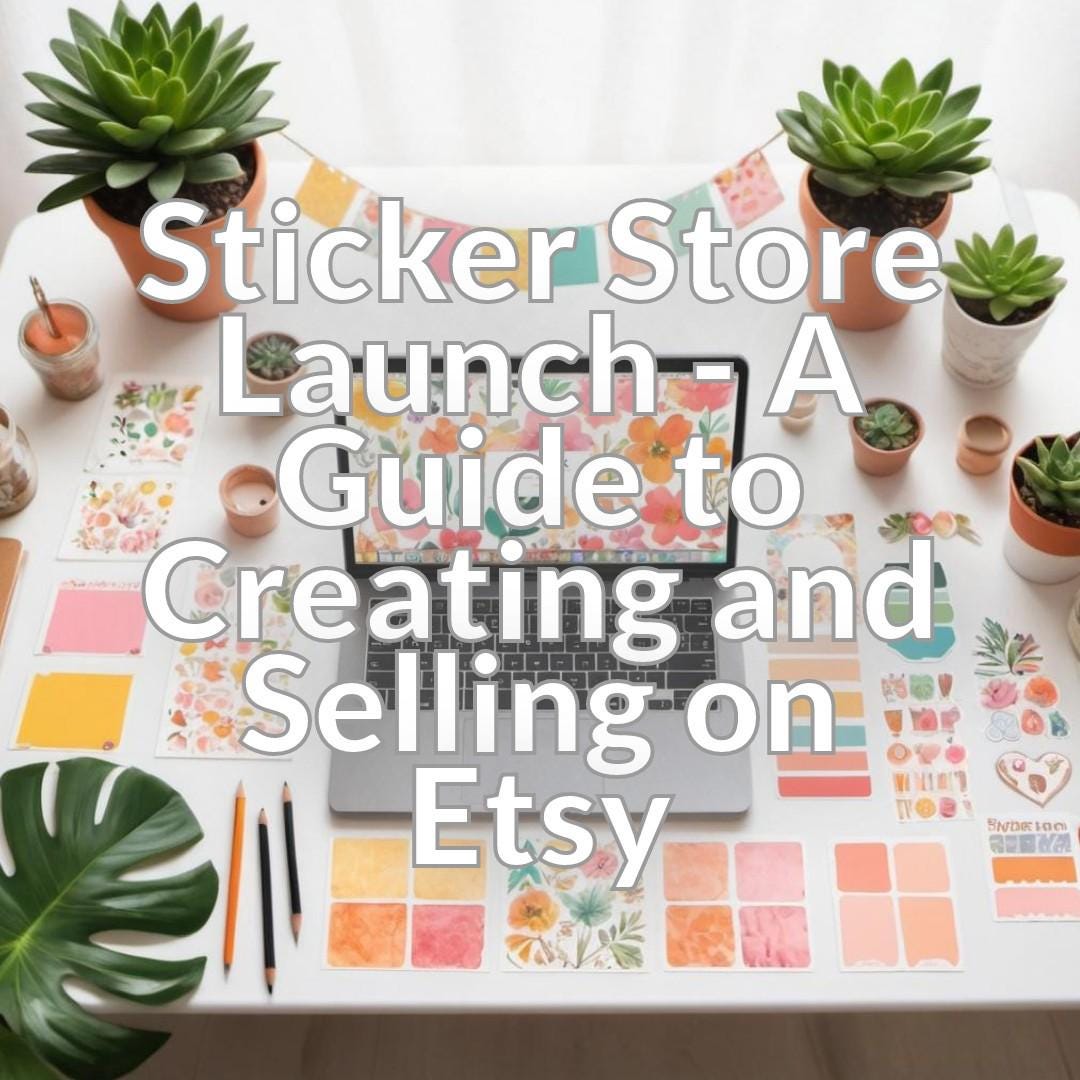 Sticker Store Launch - A Guide to Creating and Selling on Etsy