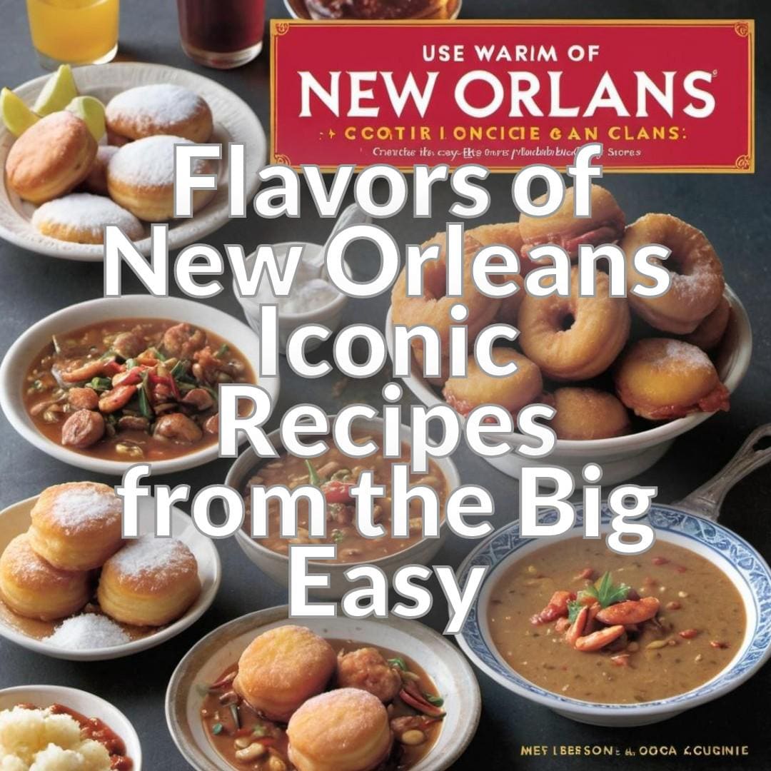 Flavors of New Orleans: Iconic Recipes from the Big Easy