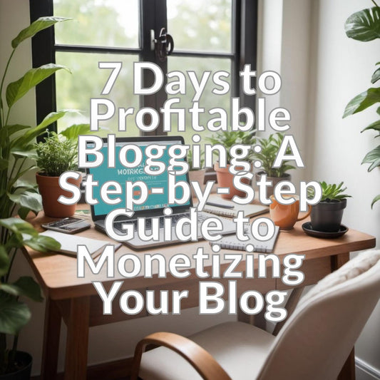 7 Days to Profitable Blogging: A Step-by-Step Guide to Monetizing Your Blog
