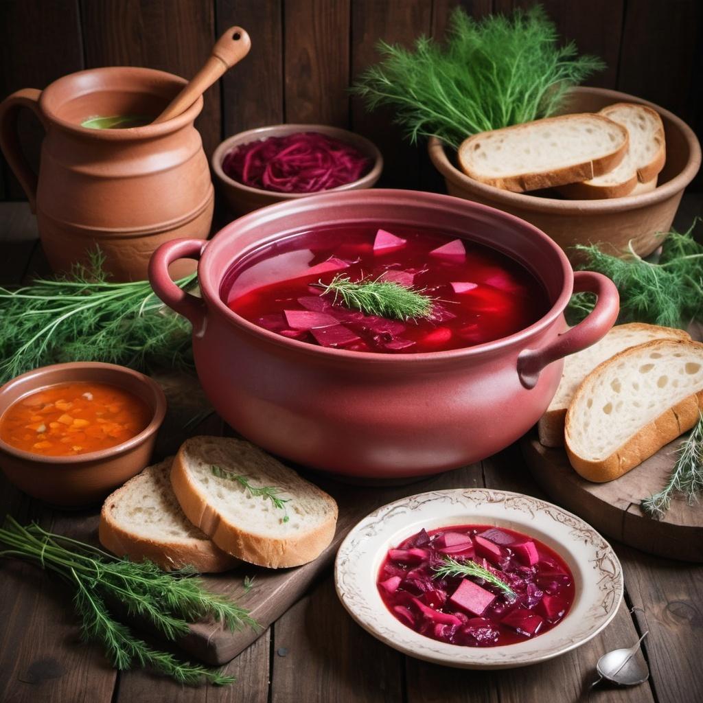 Rustic Russian Soups: Borscht, Solyanka, and More