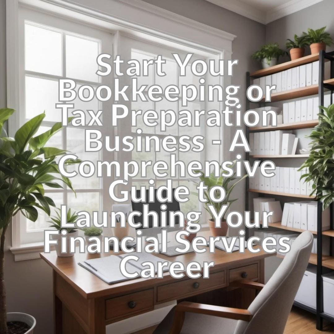 Start Your Bookkeeping or Tax Preparation Business - A Comprehensive Guide to Launching Your Financial Services Career