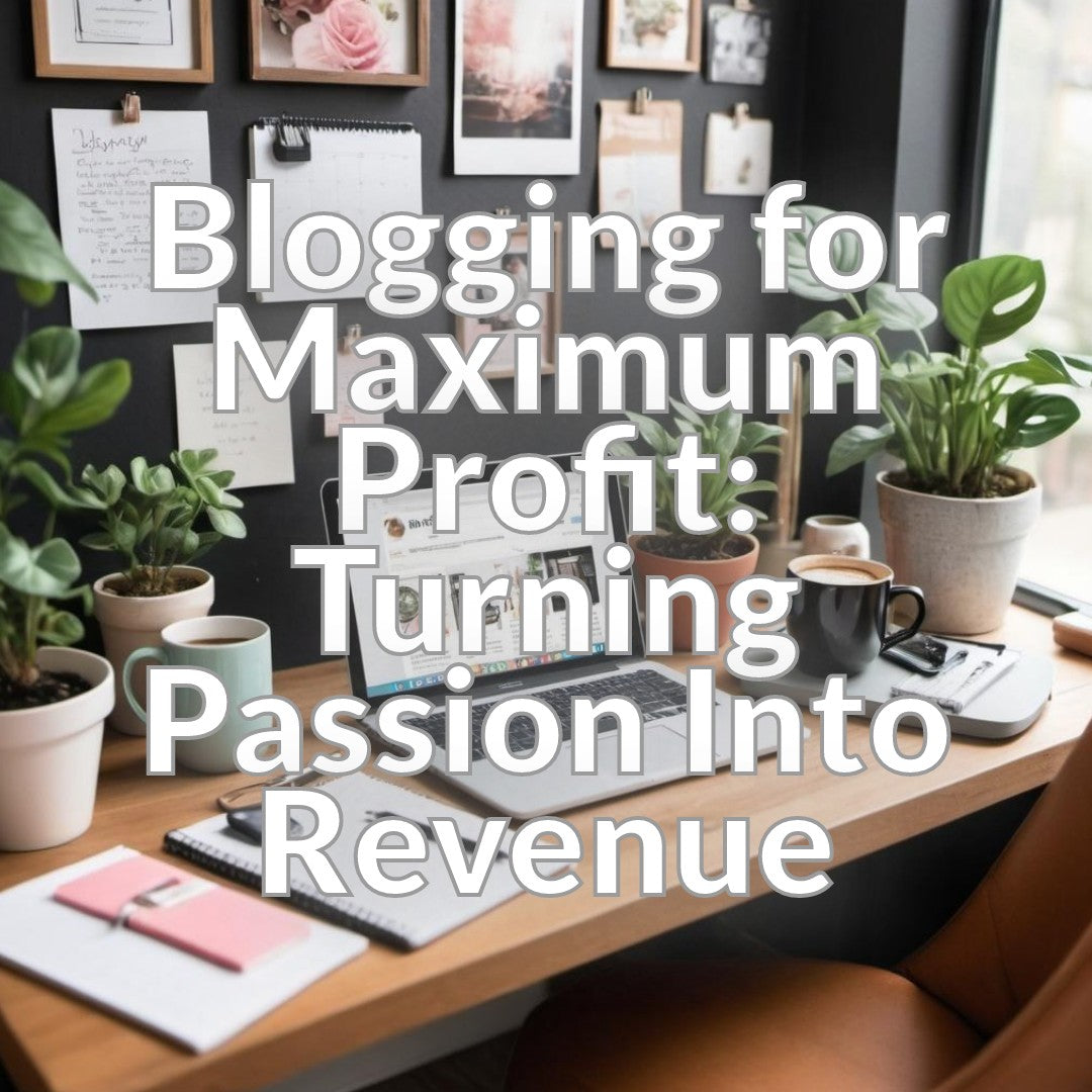 Blogging for Maximum Profit: Turning Passion Into Revenue