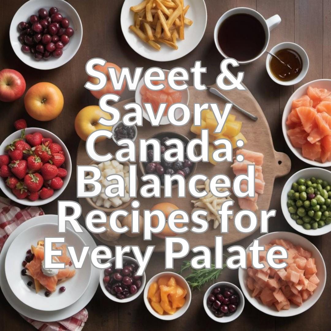 Sweet & Savory Canada: Balanced Recipes for Every Palate