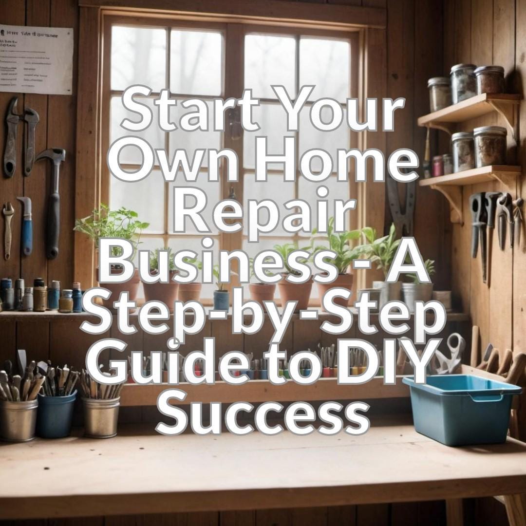 Start Your Own Home Repair Business - A Step-by-Step Guide to DIY Success