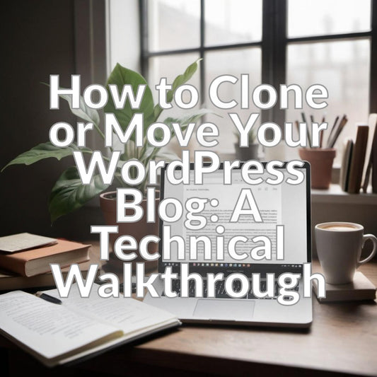 How to Clone or Move Your WordPress Blog: A Technical Walkthrough