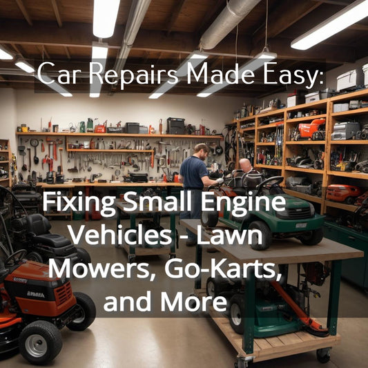 Car Repairs Made Easy: Fixing Small Engine Vehicles - Lawn Mowers, Go-Karts, and More