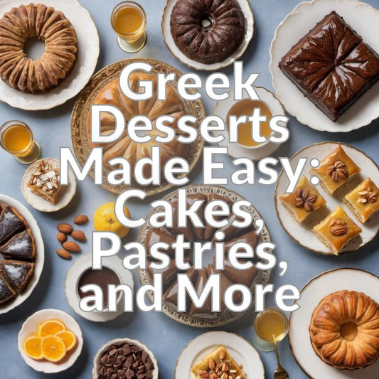 Greek Desserts Made Easy: Cakes, Pastries, and More