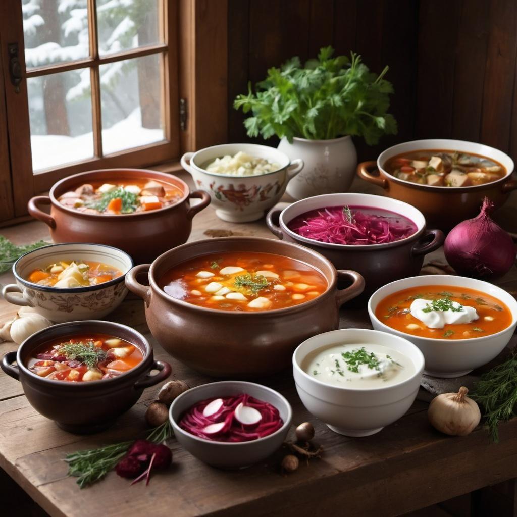Russian Soups & Stews: Warm Bowls for Every Season